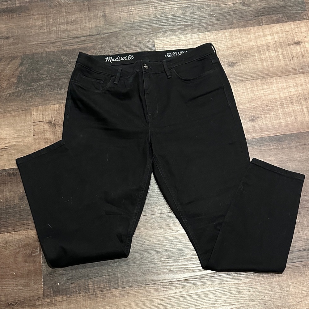 Madewell skinny skinny ankle high riser